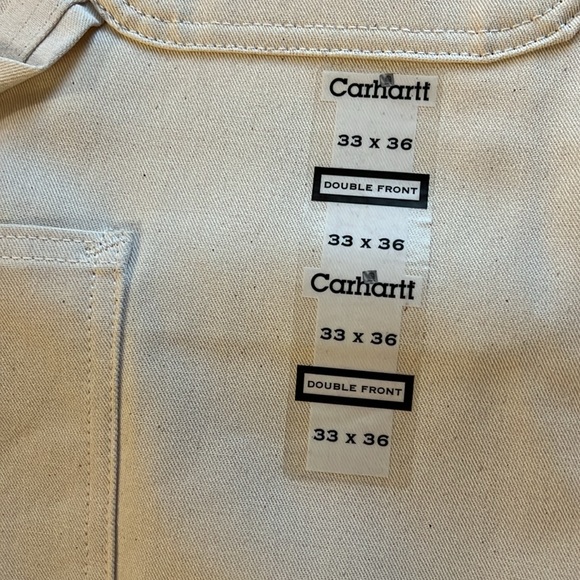 DEADSTOCK Carhartt Double Front Drill Work Dungaree Made in USA 🇺🇸 - Picture 6 of 11
